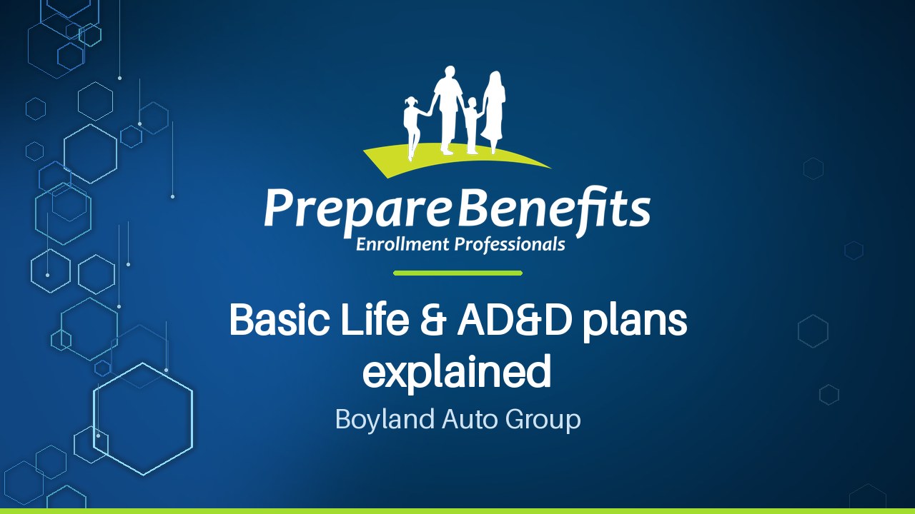 Basic Life & AD&D plans explained